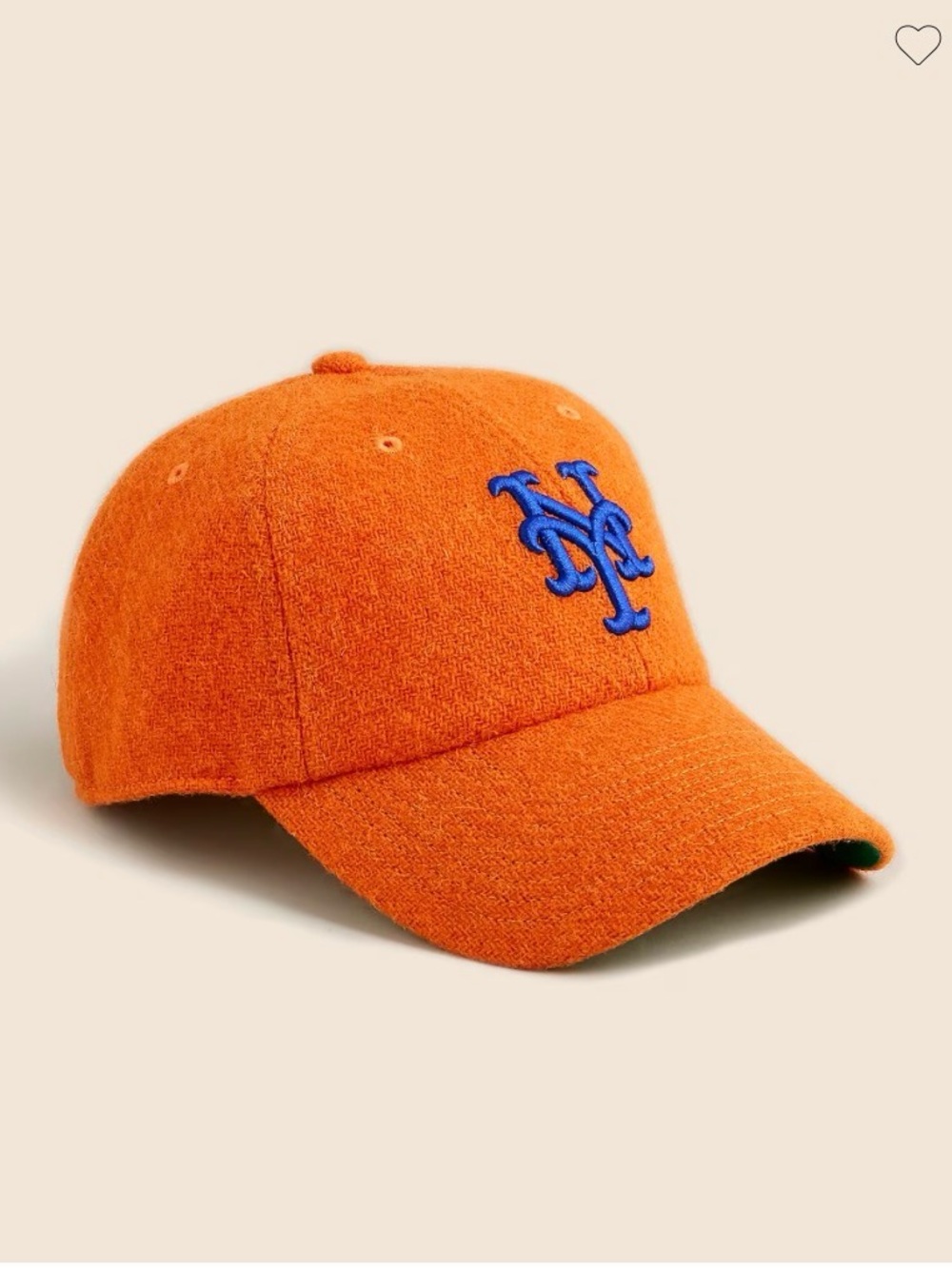 J. Crew Harris Tweed NY METS cap